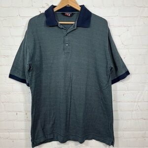 Canada Sportswear Polo Shirt Mens Large Green Golf Casual Preppy Outdoors